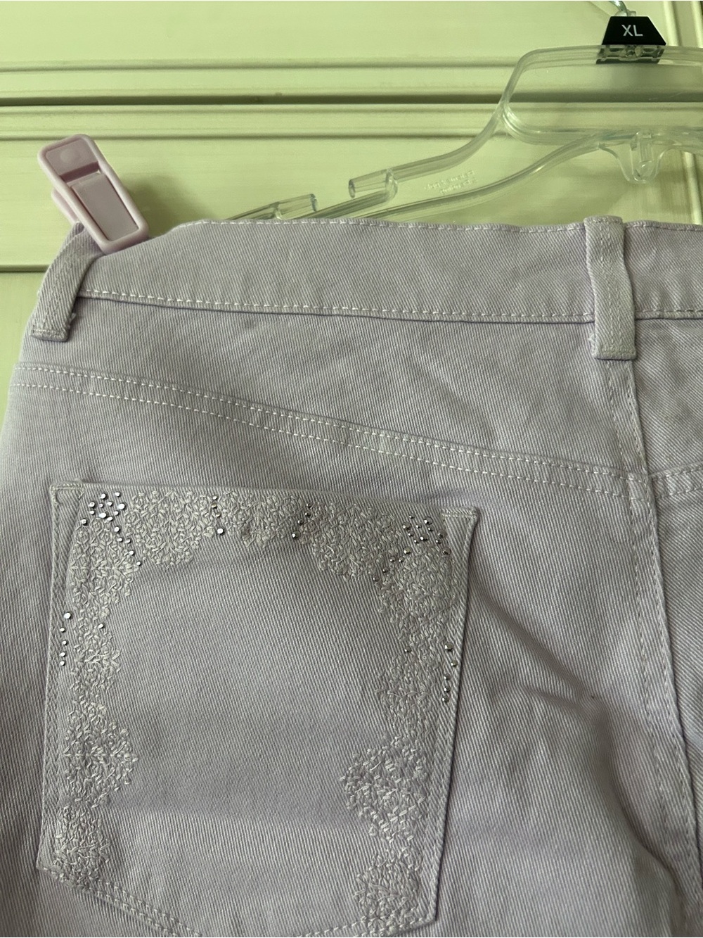 Gloria Vanderbilt Amanda Lavender Bermuda Shorts - Picture 8 of 9